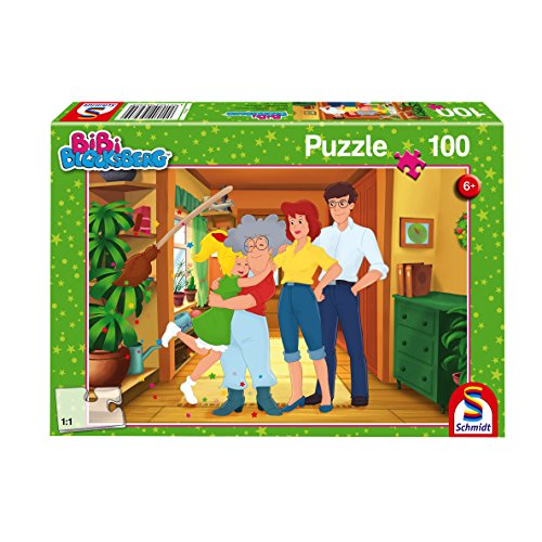 Schmidt Spiele Puzzle 56280 Bibi Blocksberg, Oma ist die Beste!, 100 Teile von Schmidt