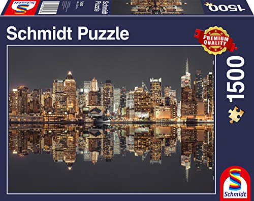 New York Skyline bei Nacht (Puzzle) von Schmidt