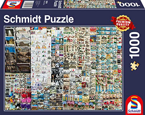 Schmidt Spiele Puzzle 58394 Souvenirstand, 1.000 Teile Puzzle, bunt von Schmidt Spiele