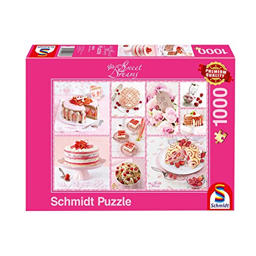 Schmidt Spiele Puzzle 59576 Rosa Tortenglück, Sweet Dreams, Puzzle, 1000 Teile von Schmidt Spiele