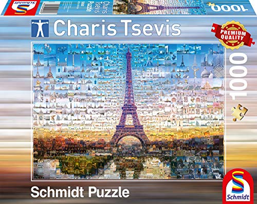 Schmidt Spiele Puzzle 59580 Paris, Charis Tsevis, Puzzle, 1000 Teile von Schmidt Spiele