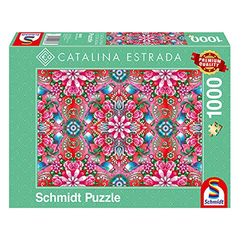 Schmidt Spiele Puzzle 59586 Catalina Estrada, Roter Rosenstock, 1000 Teile von Schmidt