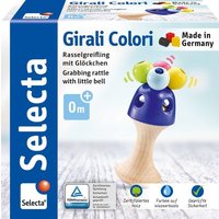 Selecta 61062 - Greifling, Girali Colori, Rassel mit Glöckchen, Holz, 10 cm Selecta 61062 - Greifling, Girali Colori, Rassel mit Glöckchen, Holz, 10 cm von Schmidt Spiele