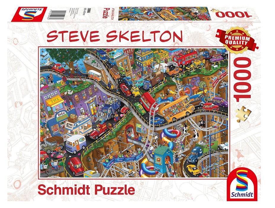 Schmidt Spiele Steve Skelton - Alles in Bewegung 1000 Teile Puzzle Schmidt-Spiele-59966 von Schmidt Spiele