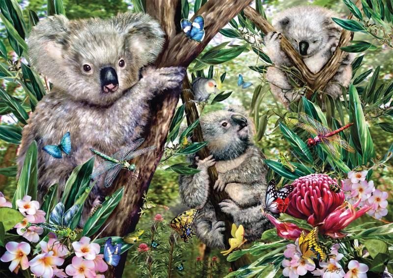 Schmidt Spiele Süße Koala-Familie 500 Teile Puzzle Schmidt-Spiele-59706 von Schmidt Spiele