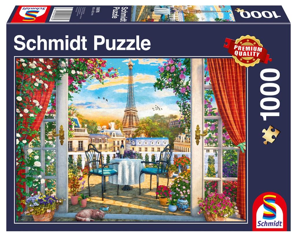 Schmidt Spiele Terrace in Paris 1000 Teile Puzzle Schmidt-Spiele-58976 von Schmidt Spiele