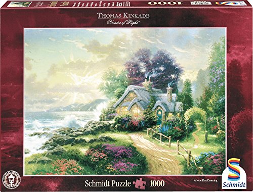 Schmidt Spiele - Thomas Kinkade, Das Haus am Meer, 1000 Teile Puzzle von Schmidt