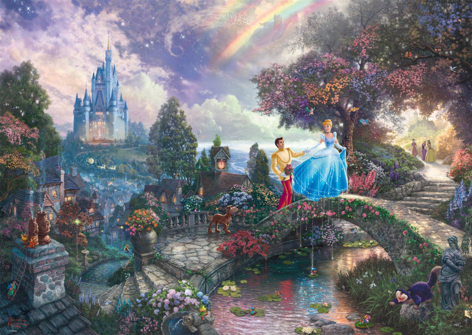 Schmidt Spiele Thomas Kinkade - Cinderella 1000 Teile Puzzle Schmidt-Spiele-59472 von Schmidt Spiele