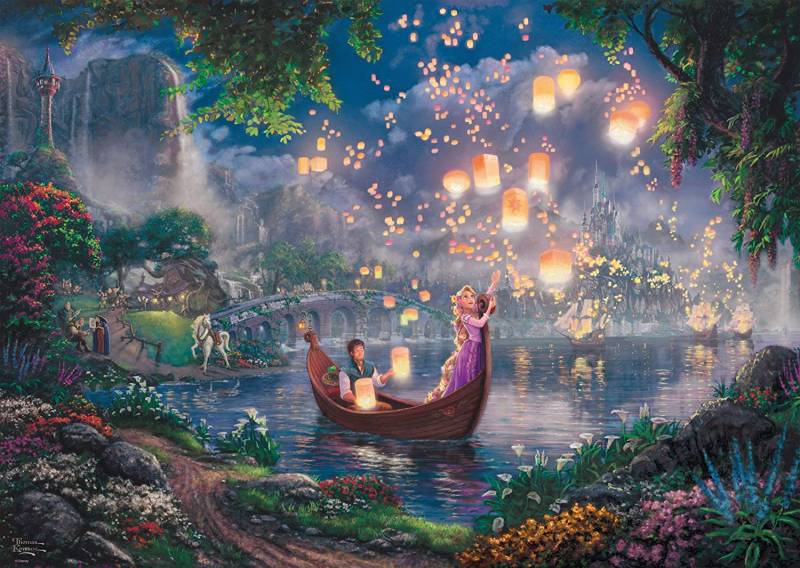 Schmidt Spiele Thomas Kinkade - Disney Rapunzel 1000 Teile Puzzle Schmidt-Spiele-59480 von Schmidt Spiele