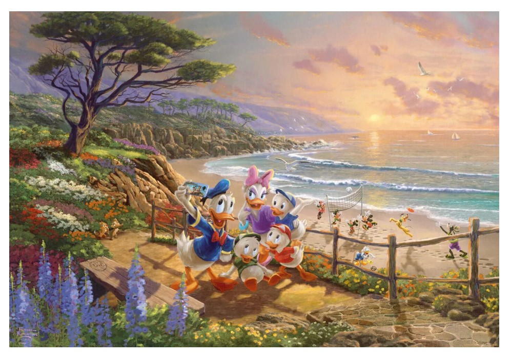 Schmidt Spiele Thomas Kinkade - Donald & Daisy 1000 Teile Puzzle Schmidt-Spiele-59951 von Schmidt Spiele