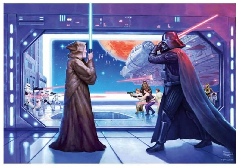 Schmidt Spiele Thomas Kinkade - Star Wars 1000 Teile Puzzle Schmidt-Spiele-59953 von Schmidt Spiele