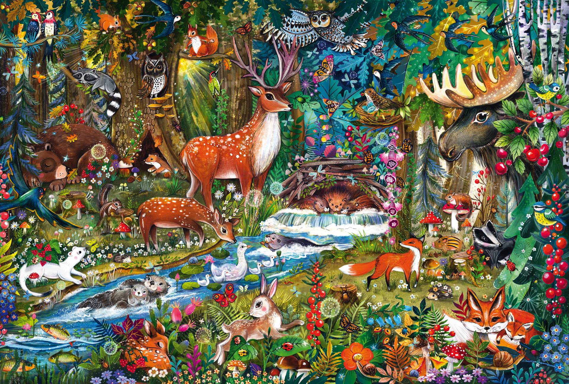 Schmidt Spiele Tiere des Waldes 150 Teile Puzzle Schmidt-Spiele-56532 von Schmidt Spiele