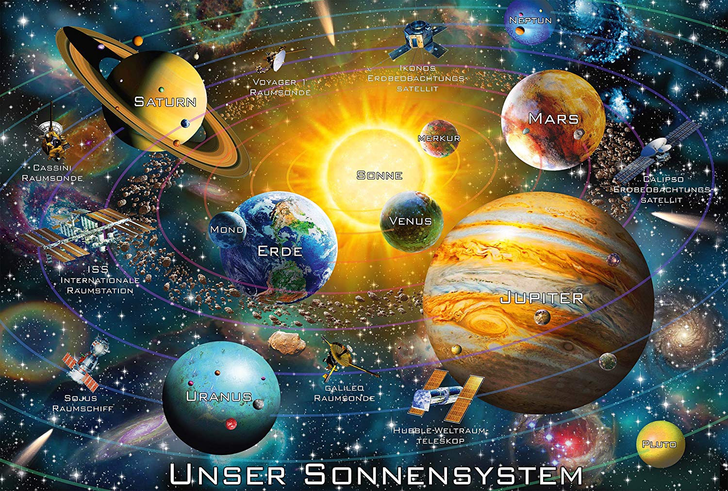 Schmidt Spiele Unser Sonnensystem 200 Teile Puzzle Schmidt-Spiele-56308 von Schmidt Spiele