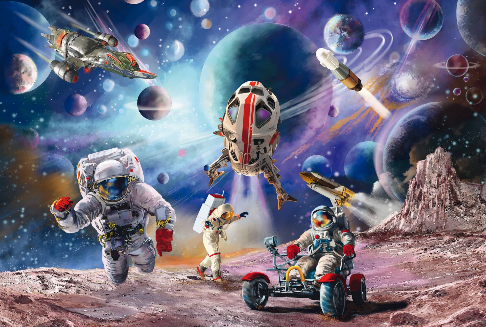 Schmidt Spiele Weltraummission 200 Teile Puzzle Schmidt-Spiele-56539 von Schmidt Spiele