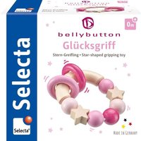 Selecta 64000 - bellybutton, Glücksgriff, Stern-Greifling, rosa, 7,5 cm von Schmidt Spiele