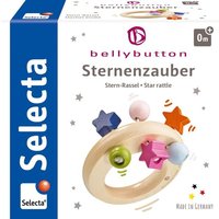 Selecta 64012 - bellybutton, Sternenzauber, Stern-Rassel, Holz, 8 cm von Schmidt Spiele