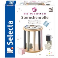 Selecta 64017 - bellybutton, Sternchenrolle, Sortier- und Steckbox, Holz, 13 cm Selecta 64017 - bellybutton, Sternchenrolle, Sortier- und Steckbox, Holz, 13 cm von Schmidt Spiele