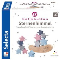 Selecta 64020 - bellybutton, Sternenhimmel, Stapelspiel, Holz, 12-teilig von Schmidt Spiele