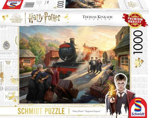 Wizarding World, Harry Potter™ Hogwarts Express™, Puzzle Thomas Kinkade 1.000 Teile 58428 1St. von Schmidt Spiele