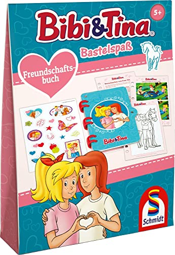 Bibi & Tina, Bastelspaß, Freundschaftsbuch: BASTELSETS IN FALTSCHACHTEL von Schmidt