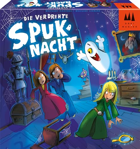 Schmidt Spiele 40896 Die verdrehte Spuknacht, Drei Magier Kinderspiel von Schmidt