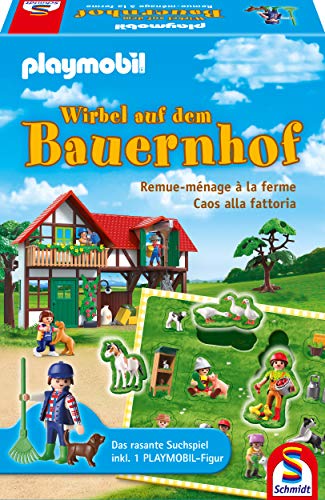 Playmobil, Wirbel auf dem Bauernhof (Kinderspiel) von Schmidt