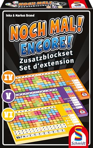 Schmidt Spiele 49345 Noch Mal Zusatzblöcke , 3 Stück (1er Pack) von Schmidt