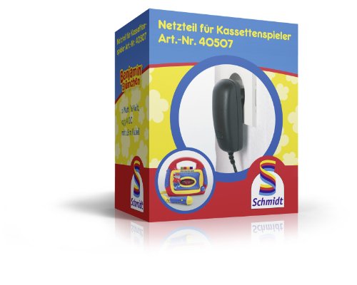 Schmidt Spiele 40508 - Netzteil für Kassettenplayer von Schmidt