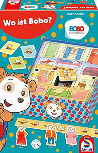 Schmidt Spiele 40622 Wo ist Bobo Siebenschläfer, Kinderspiel, bunt von Schmidt