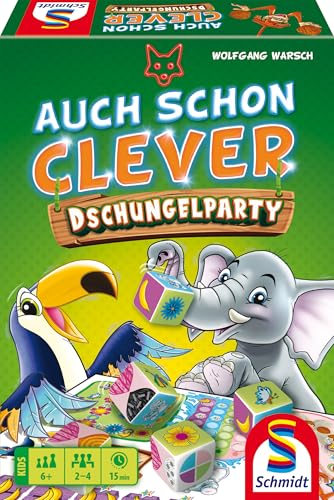 Schmidt Spiele 40682 Auch Schon clever, Dschungelparty, Reisespiel, Würfelspiel Schmidt Spiele 40682 Auch Schon clever, Dschungelparty, Reisespiel, Würfelspiel von Schmidt