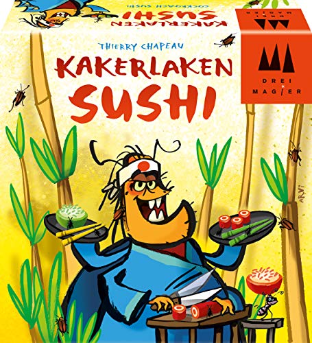 Schmidt Spiele 40885 Kakerlaken Sushi, DREI Magier Spiele, Reaktionsspiel, bunt von Schmidt