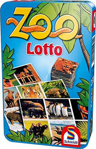 Schmidt Spiele 51230 Lotto: Zoo Lotto in Metalldose von Schmidt