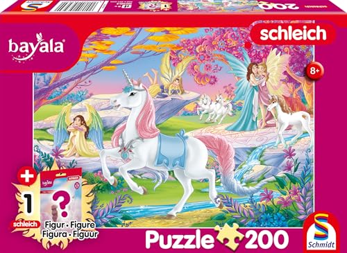 Schmidt Spiele 56564 Bayala, Zauberhafte Elfen, 200 Teile Kinderpuzzle, mit Einer Orginal Schleich Figur von Schmidt