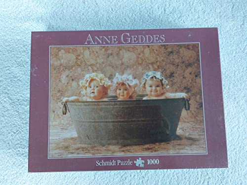 Schmidt Spiele 57947 - Anne Geddes, Wannenbabies, 1000 Teile Puzzle von Schmidt