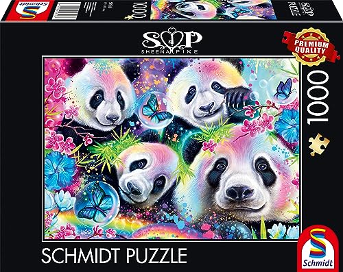 Schmidt Spiele 58516 Sheena Pike, Neon Blumen-Pandas, 1000 Teile Puzzle Schmidt Spiele 58516 Sheena Pike, Neon Blumen-Pandas, 1000 Teile Puzzle von Schmidt