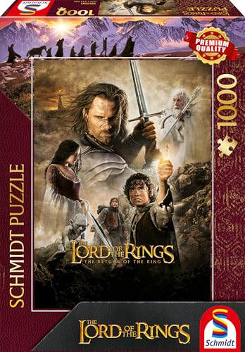 Schmidt Spiele 58550 Herr dr Ringe, The Return of The Ring, 1000 Teile Puzzle von Schmidt