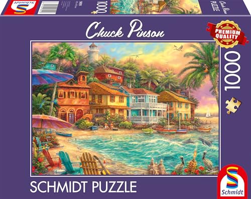 Schmidt Spiele 58555 Chuck Pinson, Inselzeit, 1000 Teile Puzzle von Schmidt