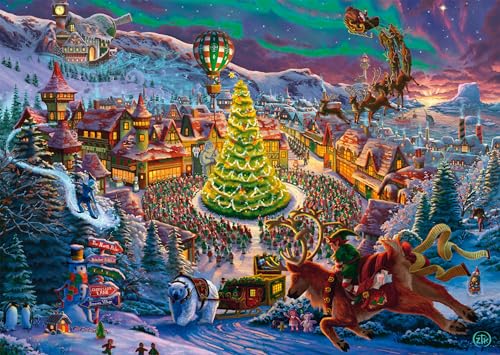 Schmidt Spiele 58609 Santas Nordpol, Zac Kinkade, 1000 Teile Puzzle Schmidt Spiele 58609 Santas Nordpol, Zac Kinkade, 1000 Teile Puzzle von Schmidt
