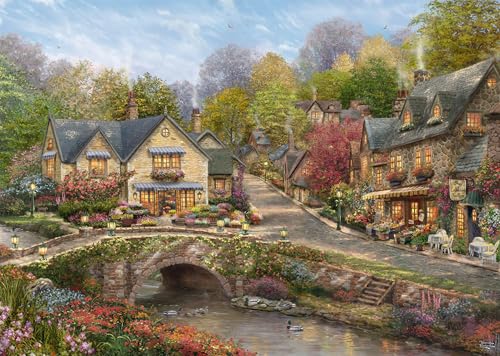 Schmidt Spiele 58629 Sommer in Cobblestone Village, Thomas Kinkade, 2000 Teile Puzzle Schmidt Spiele 58629 Sommer in Cobblestone Village, Thomas Kinkade, 2000 Teile Puzzle von Schmidt