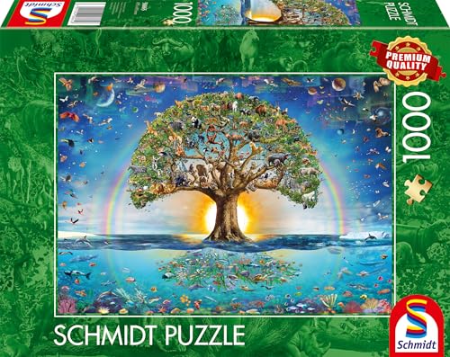 Schmidt Spiele 58865 Die Magie des Lebensbaums, 1000 Teile Puzzle von Schmidt