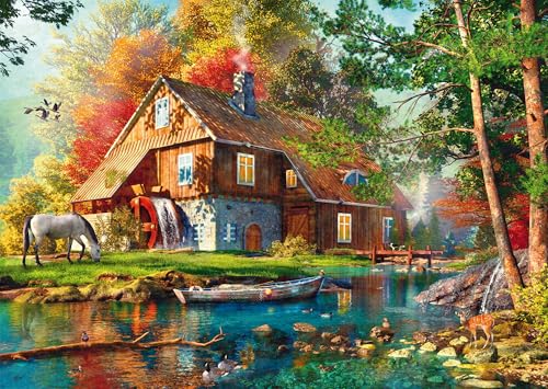 Schmidt Spiele 58881 Wassermühle im Herbst, 1000 Teile Puzzle Schmidt Spiele 58881 Wassermühle im Herbst, 1000 Teile Puzzle von Schmidt