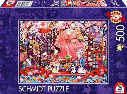 Schmidt Spiele 59712 Japanische Teezeremonie, 500 Teile Puzzle von Schmidt