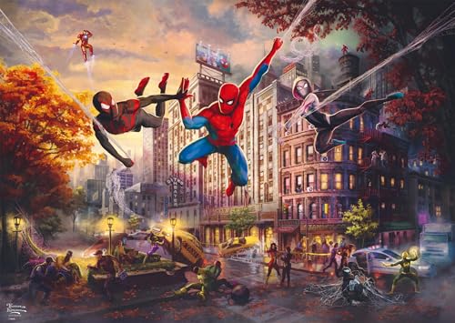 Schmidt Spiele 59957 Spider-Man and Friends, The Ultimate Alliance, Thomas Kinkade, 1000 Teile Puzzle Schmidt Spiele 59957 Spider-Man and Friends, The Ultimate Alliance, Thomas Kinkade, 1000 Teile Puzzle von Schmidt