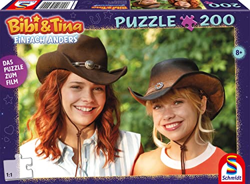 Schmidt Spiele Bibi & Tina 5 Beste Freundinnen für immer, Kinderpuzzle, Kinder Puzzle, Kinderpuzzles, 200 Teile, 56429 von Schmidt