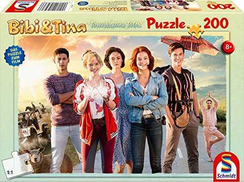 Schmidt Spiele Puzzle 56236 - Bibi und Tina zum Film 4, Tohuwabohu, 200 Teile von Schmidt