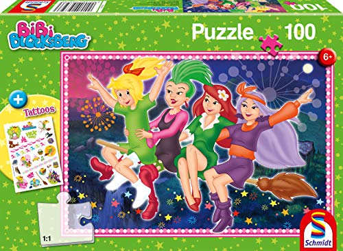 Schmidt Spiele Puzzle 56323 Bibi Blocksberg, Hexenausflug, 100 Teile Kinderpuzzle, bunt von Schmidt