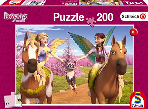 Schmidt Spiele Puzzle 56338 Unterwegs zum Drachenberg, Schleich-Bayala, Kinderpuzzle, 200 Teile, bunt von Schmidt