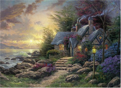 Schmidt Spiele - Thomas Kinkade, Sonnenuntergang am Meer, 6000 Teile Puzzle von Schmidt