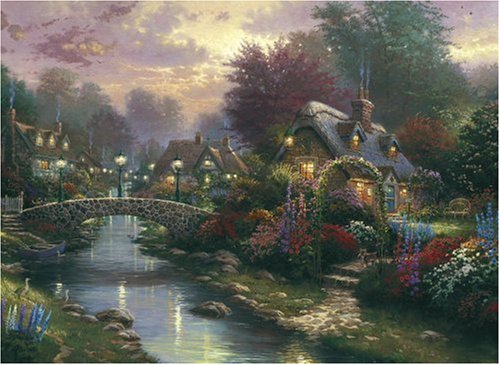 Schmidt Spiele - Thomas Kinkade, Verträumtes Dorf, 1000 Teile Puzzle von Schmidt