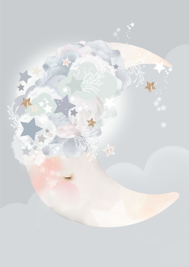 Schmooks Poster Moon Dreams von Schmooks